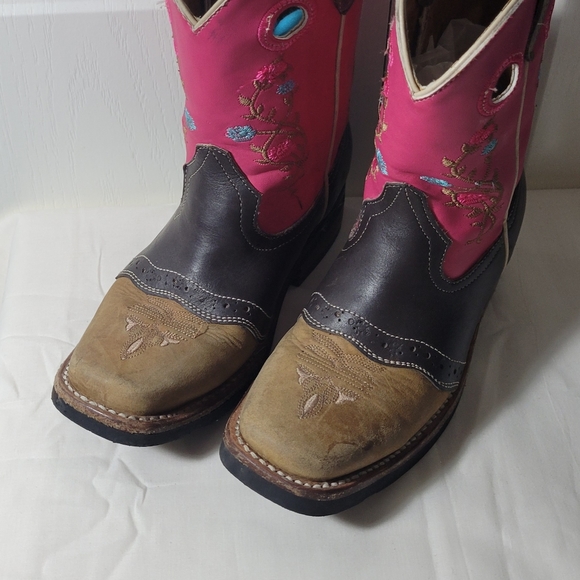 ❤ GIRL  BOOTS SIZE 13.5 100 % LEATHER - Picture 5 of 10